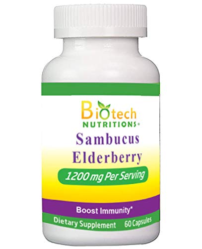 Biotech Nutritions Sambucus Elderberry 10:1 Extract - 60 Vegetable Capsules