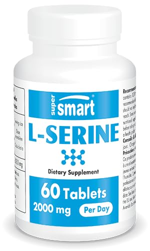 Supersmart L-Serine 2000mg Amino Acid - 60 Tablets