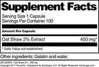 Terravita Oat Straw 2% Herbal Supplement - 300 Capsules - image 3