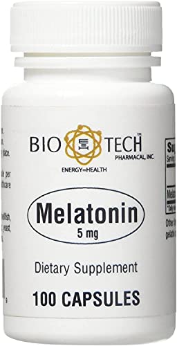 Bio-Tech Pharmacal Melatonin 5 mg for Sleep - 100 Capsules - image 5