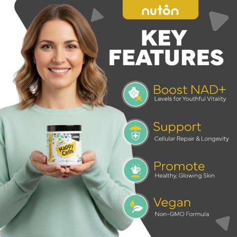 Nuton Happy Cells NMN Supplement for Healthy Aging - 30 Capsules - image 5