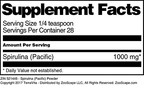 Terravita Spirulina Pacific Powder - 1 oz - image 3