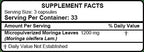 Hanan Moringa Superfood Powder Capsules 100 ct. Pure Moringa oleifera