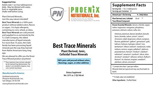 Phoenix Nutritionals Best Trace Minerals - 32 Fl Oz Drops - image 4