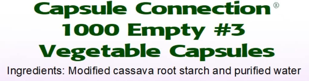 Capsule Connection #3 Vegetarian Capsules - 1000 Count - image 3