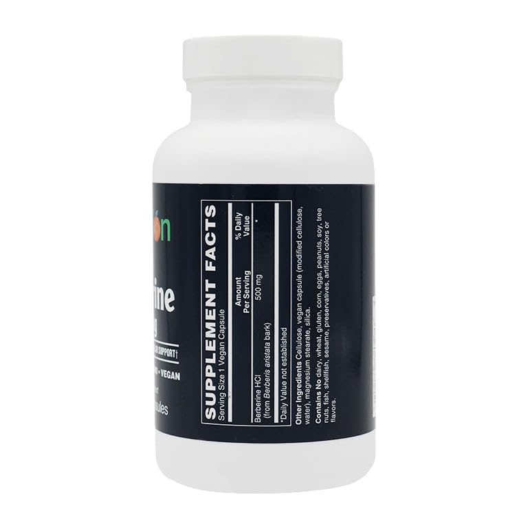 Netrition Berberine 500mg - 120 Vegetarian Capsules - image 3