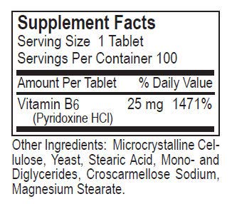 Dialyvite Vitamin B6 25 mg - 100 Tablets - image 3