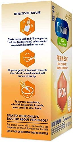 Quilom Enfamil Fer-in-Sol Iron Drops for Infants - 50 mL - image 4