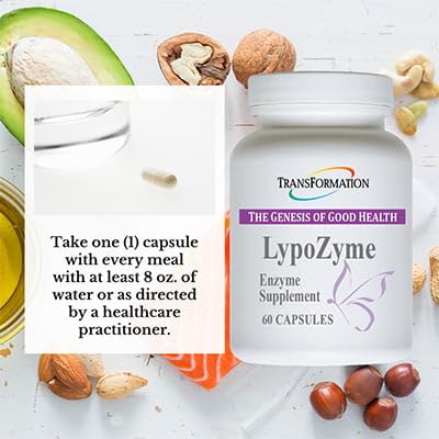 TRANSFORMATION LypoZyme Lipase Enzyme Supplement for Digestion - 120 Capsules - image 3