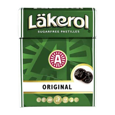 Lakerol Original Liquorice & Menthol Pastilles - 4 Pack