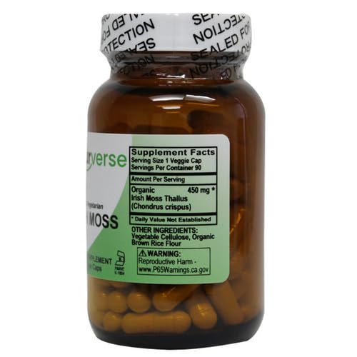 Naturverse Irish Moss Powder Vegetarian Capsules - 90 Capsules - image 2