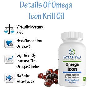 JAYLAB PRO Omega Icon Antarctic Krill Oil 1000mg - 60 Softgels - image 5