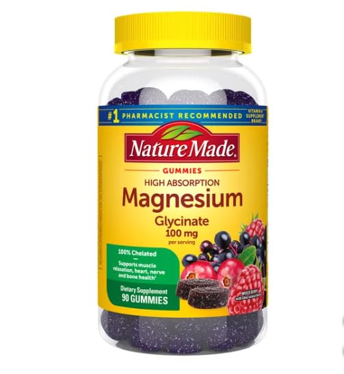 Nature Made Magnesium Glycinate Gummies 100 mg - 90 Gummies