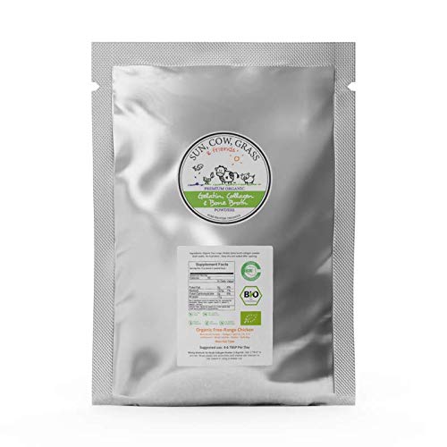 Healthy Body Organics Chicken Bone Broth Powder - 16 Fl Oz