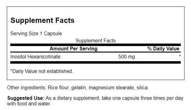 Swanson Flush Free Niacin 500 mg - 240 Capsules - image 2