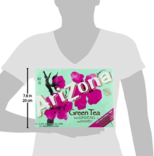 MARL Arizona Green Tea with Ginseng and Honey - 12 Cans - image 3