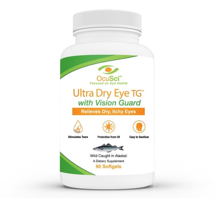 OcuSci Omega-3 Dry Eye Formula with Lutein - 60 Servings - image 2