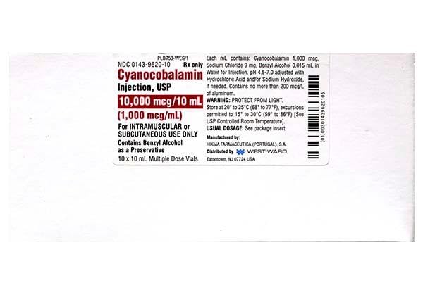 Amazon Pharmacy Vitamin B12 Injectable Solution 1000 MCG/ML