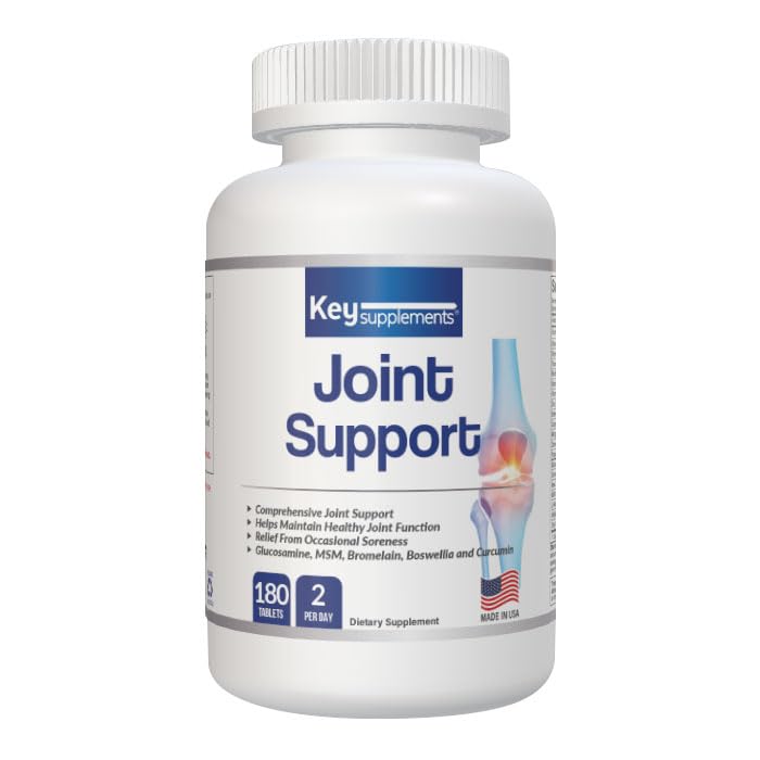Keysupplement Joint Support Glucosamine & Chondroitin - 180 Tablets
