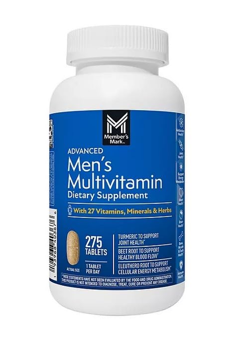 Generic Men's Daily Multivitamin Tablets - 275 Tablets