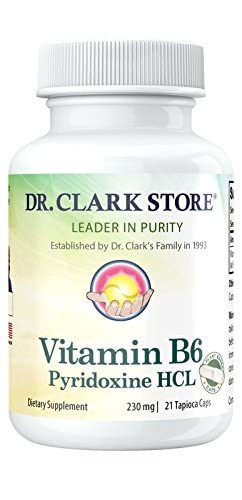 Dr Clark Vitamin B6 Supplement 230 mg - 21 Capsules
