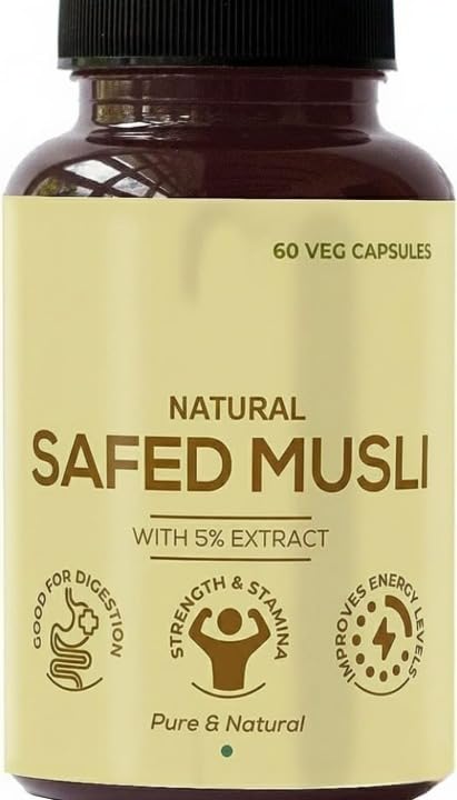 Generic Safed Musli 500 MG Veg Capsules - 60 Capsules - image 2