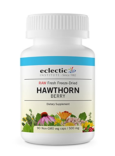 Eclectic Hawthorn Berry Freeze Dried Capsules - 50 Count - image 2