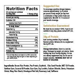 Nirvana Life Nutrition Pr Protein Plant-Based Powder Vanilla - 3 Pound - image 2