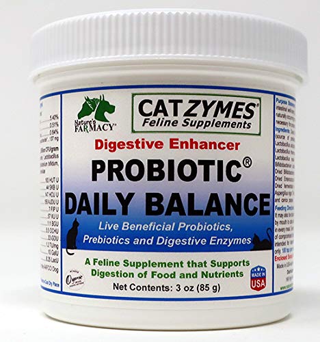 CATZYMES Probiotic Daily Balance Prebiotics Enzymes - 3 Ounce