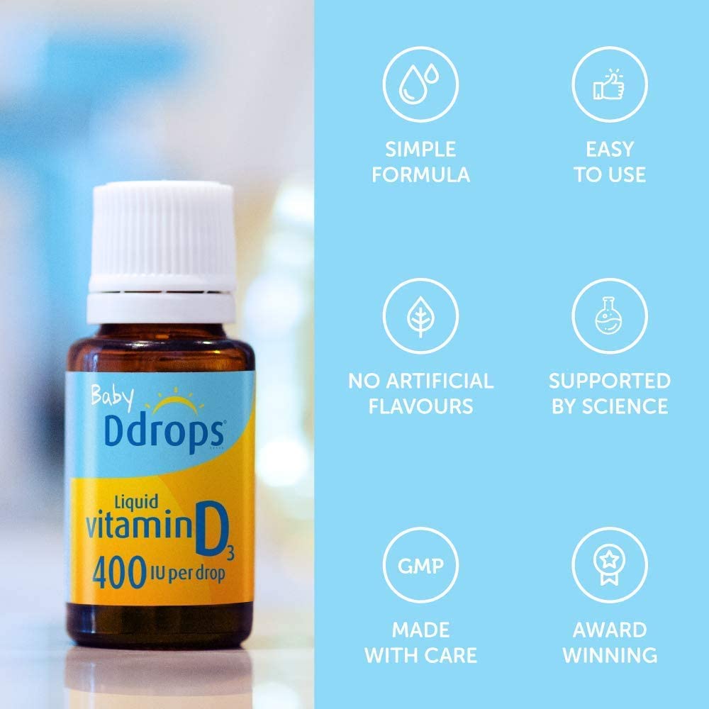 Ddrops Liquid Vitamin D Baby Drops 400 IU - Pack of 8 - image 6