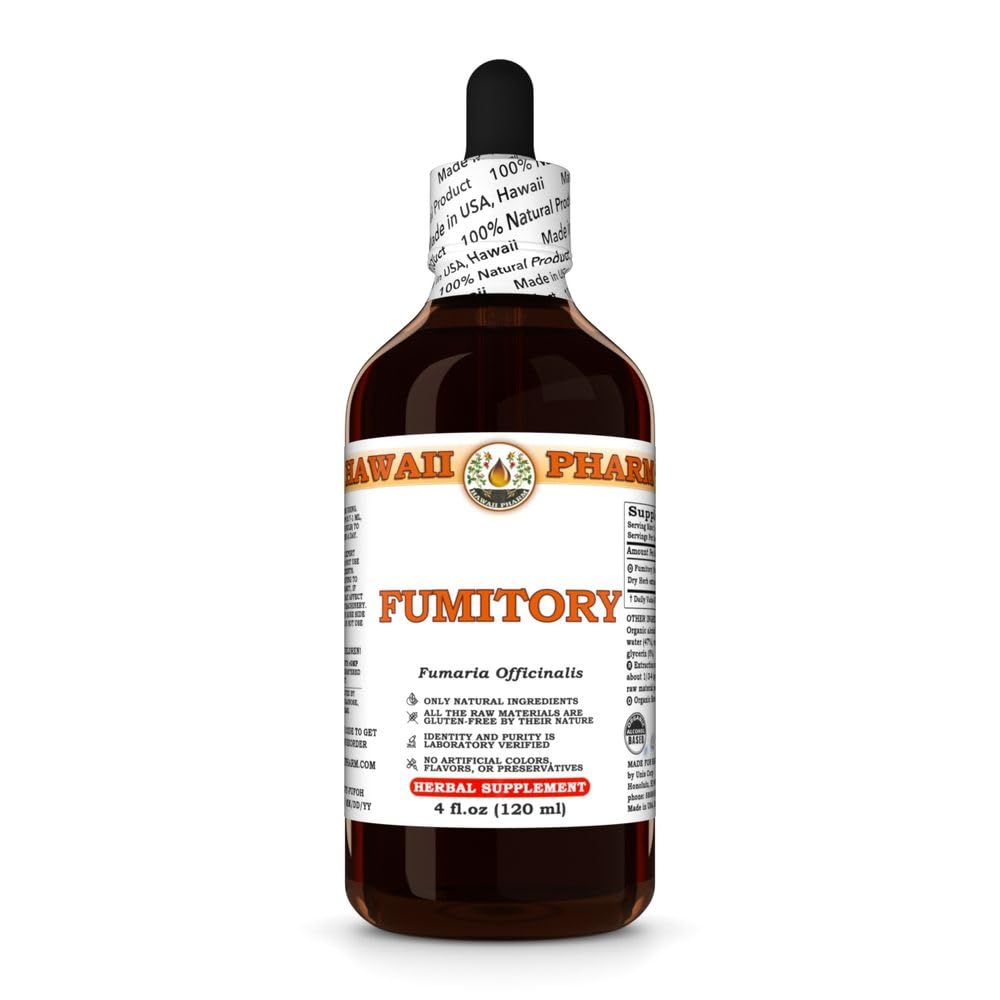 Hawaii Pharm Fumitory (Fumaria officinalis) Herb Liquid Extract