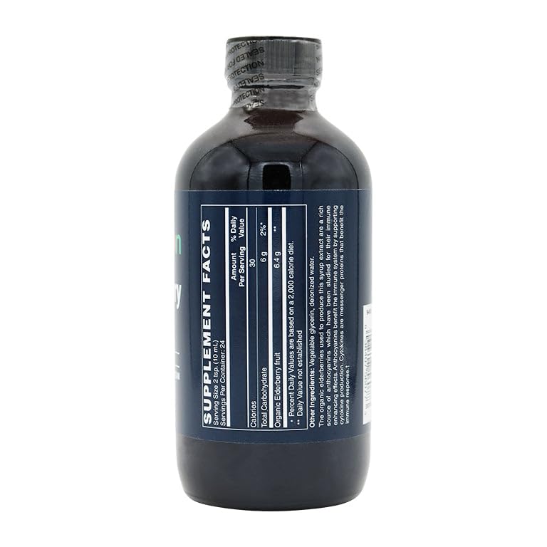 Netrition Elderberry Extract Vegan Syrup - 8 fl. oz - image 3