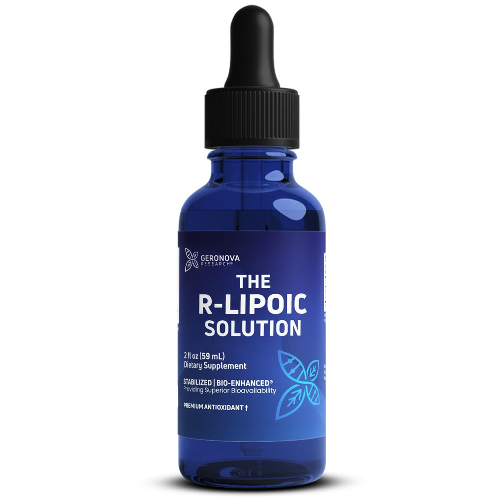 Geronova Research R-Lipoic Solution Liquid - 2 fl oz