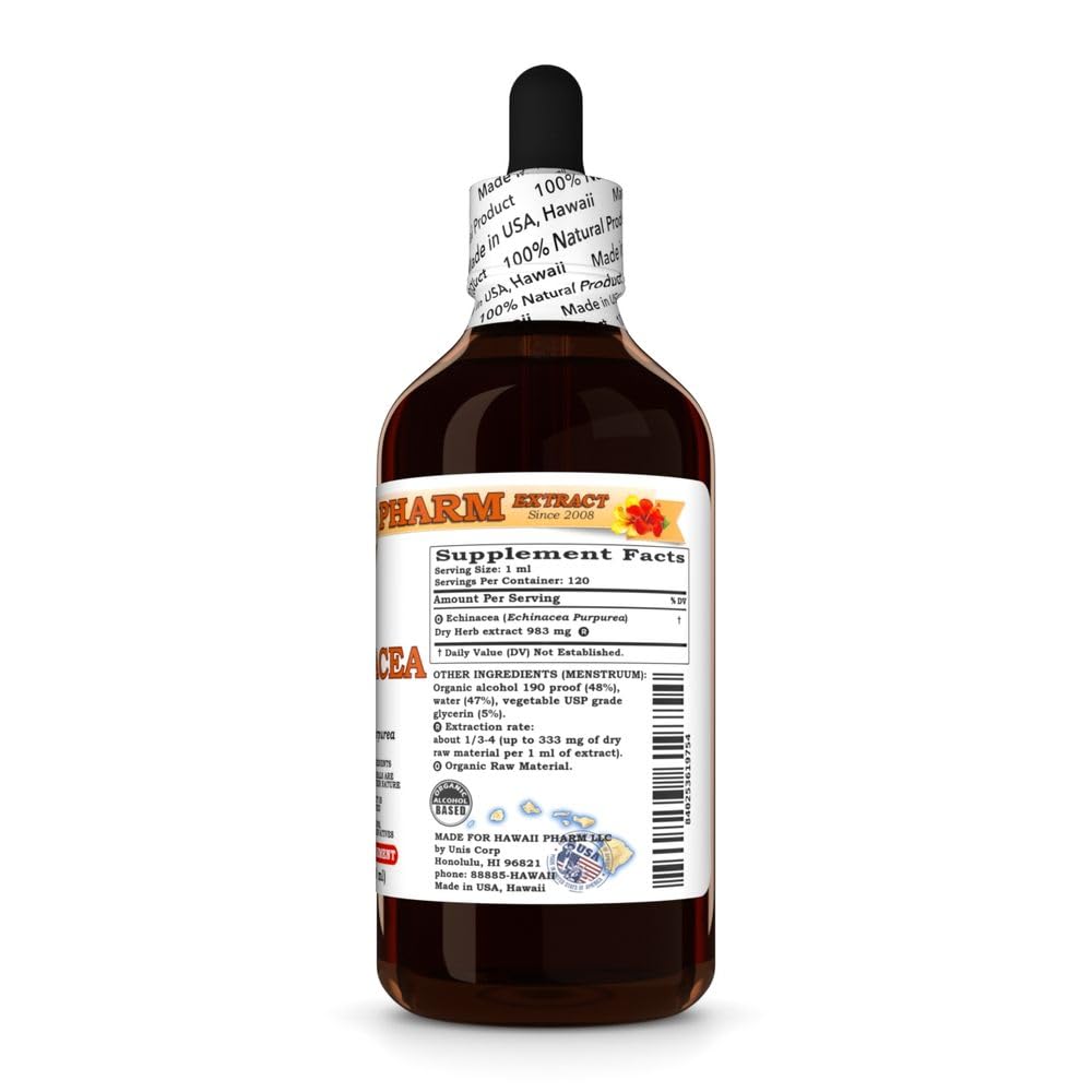 Hawaii Pharm Echinacea Root Liquid Extract - 4 fl oz, 15-Pack - image 5