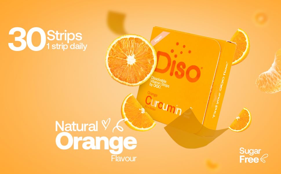 DISO Curcumin Fast-Dissolving Turmeric Oral Strips - 30 Strips - image 7