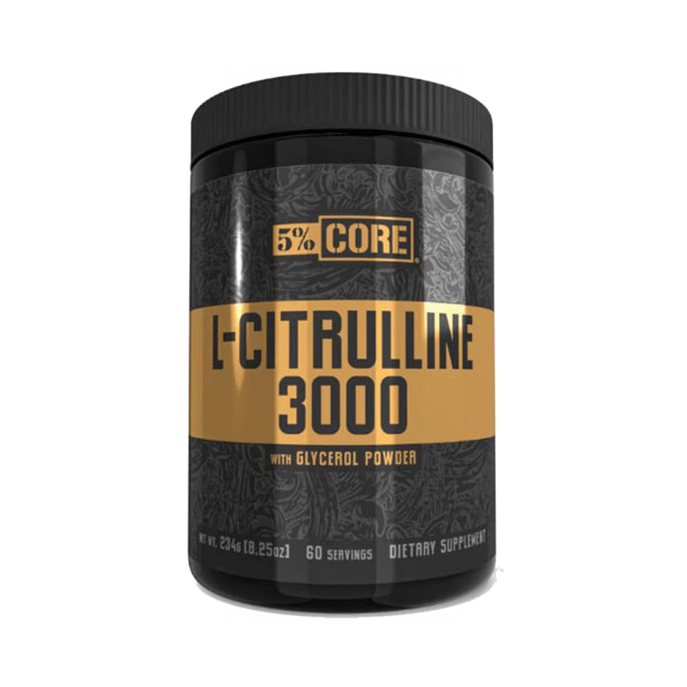 5% Nutrition Core L-Citrulline 3000mg + Glycerol Powder - 8.2 oz - image 4