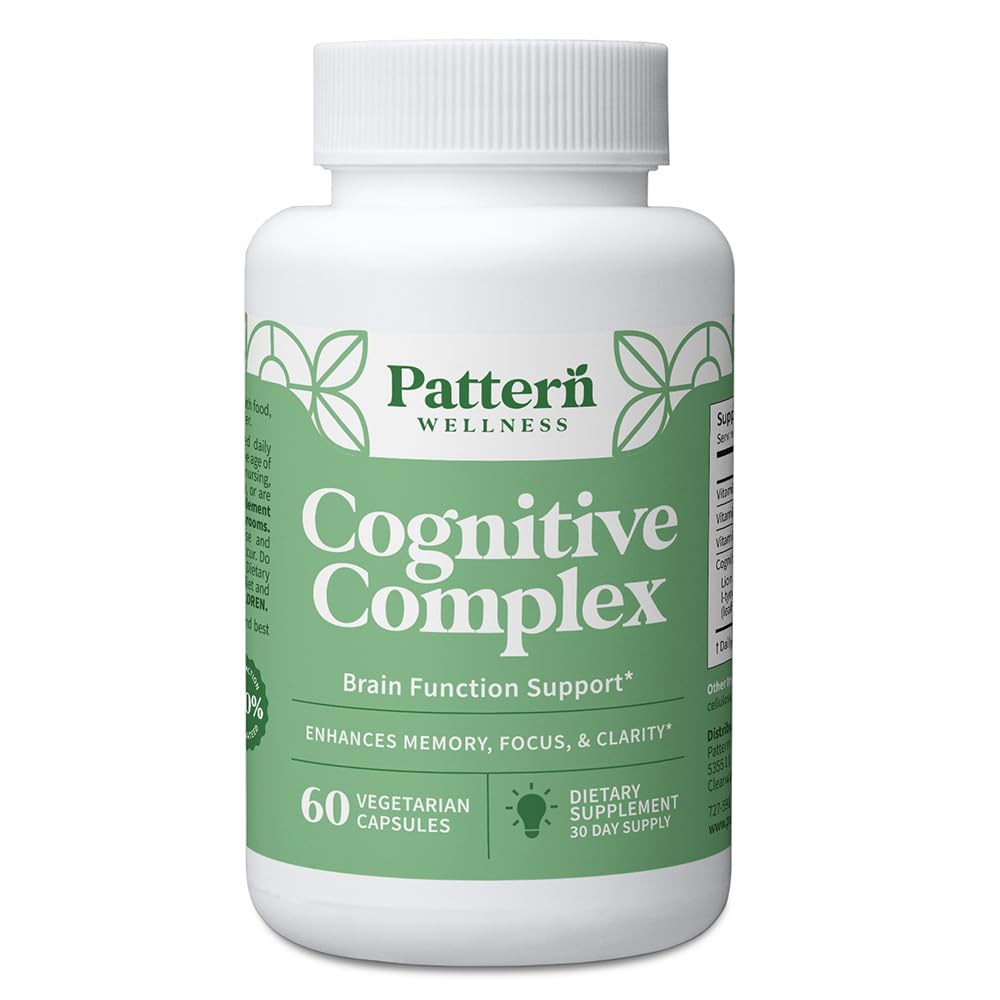Pattern Wellness Cognitive Complex Supplement - 60 Vegetarian Capsules