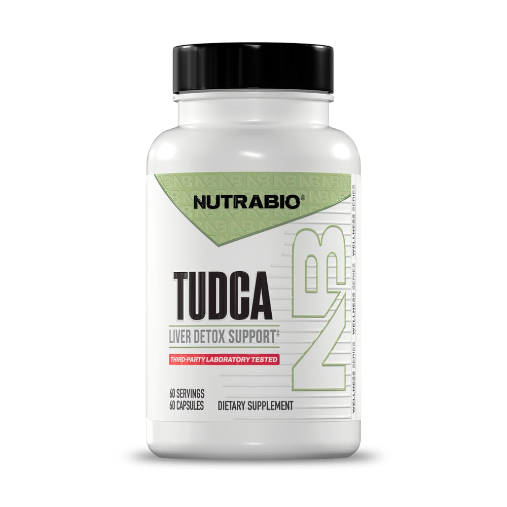 NutraBio Tudca Liver Detox Support 250 mg - 60 Capsules