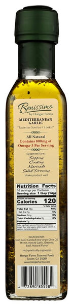 Benissimo Mediterranean Garlic Oil - 16.2 Fl Oz - image 3