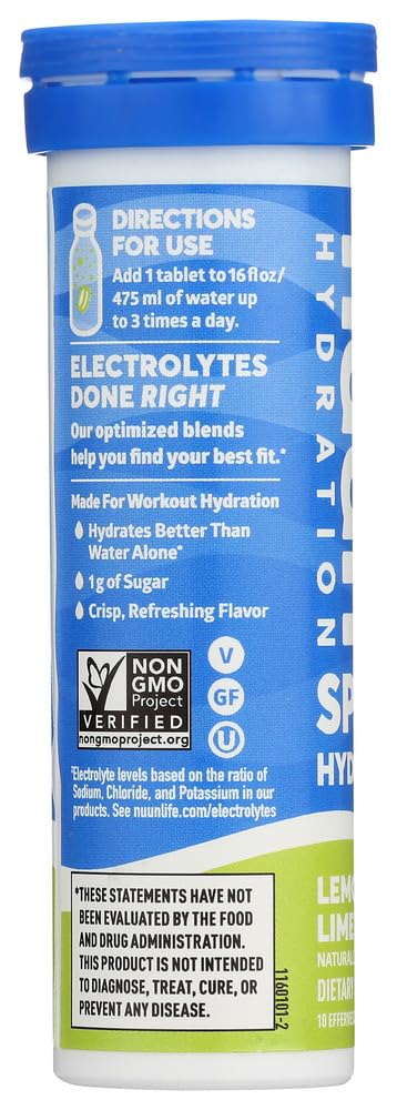 Nuun Active Lemon+Lime Electrolyte Drink Tablets - 20 Count - image 2