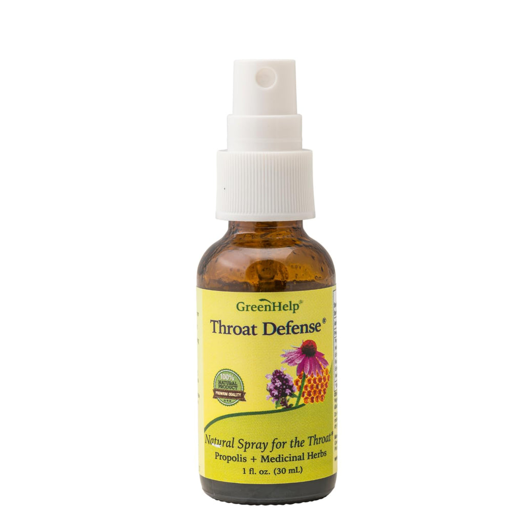 Salem Botanicals Green Help Throat Defense Herbal Spray - 1 Fl Oz