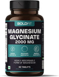 Generic Magnesium Glycinate Supplement 2000mg - 60 Vegetarian Tablets