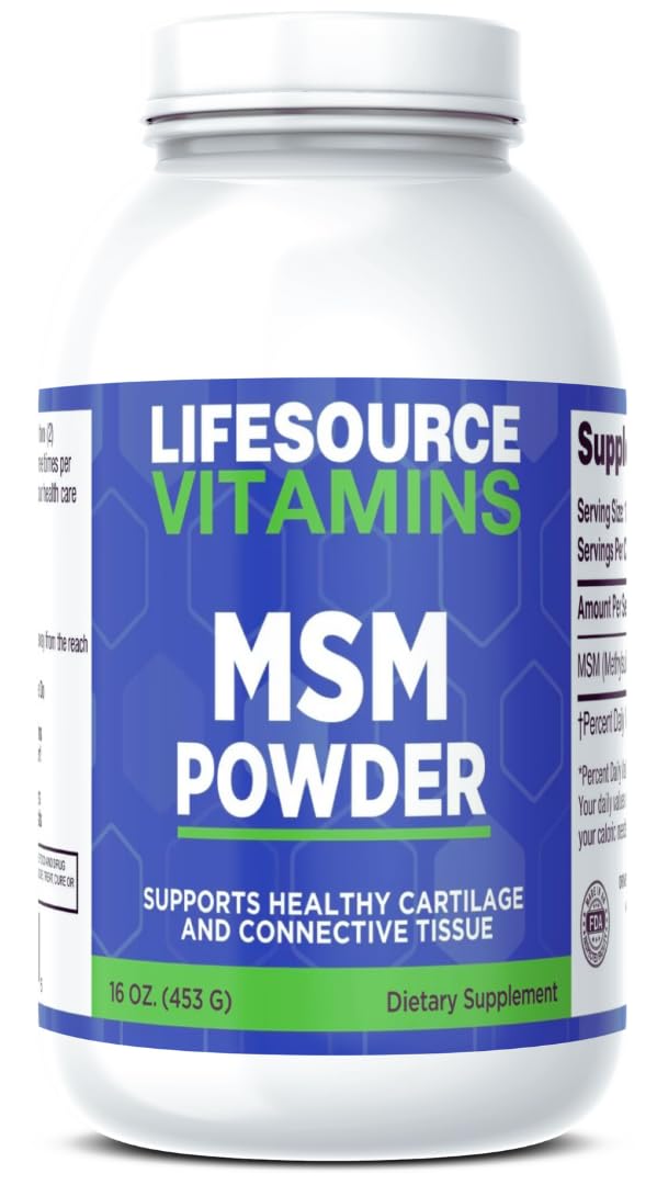 LifeSource Vitamins MSM Powder - 16 oz