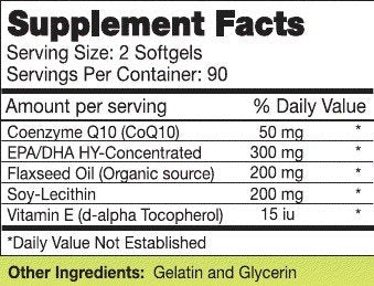 Colussi Hyper CoQ-10 MAX with EPA/DHA & Flaxseed Oil - 180 Softgels - image 2