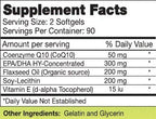 Colussi Hyper CoQ-10 MAX with EPA/DHA & Flaxseed Oil - 180 Softgels - image 2