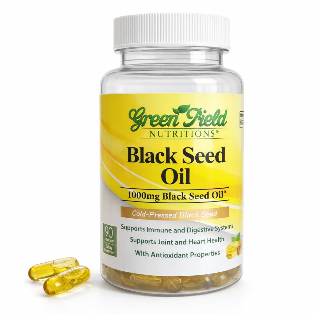 Greenfield Nutritions Black Seed Oil Immune Support - 90 Capsules