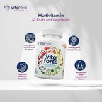 VitaMed Vita Forte Vegan Multivitamin with Probiotics - 180 Tablets - image 4