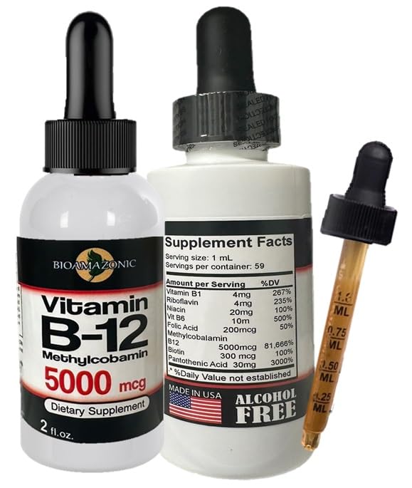 VITAMISAN Vitamin B12 Sublingual Liquid Drops - 2 Fl Oz - image 3