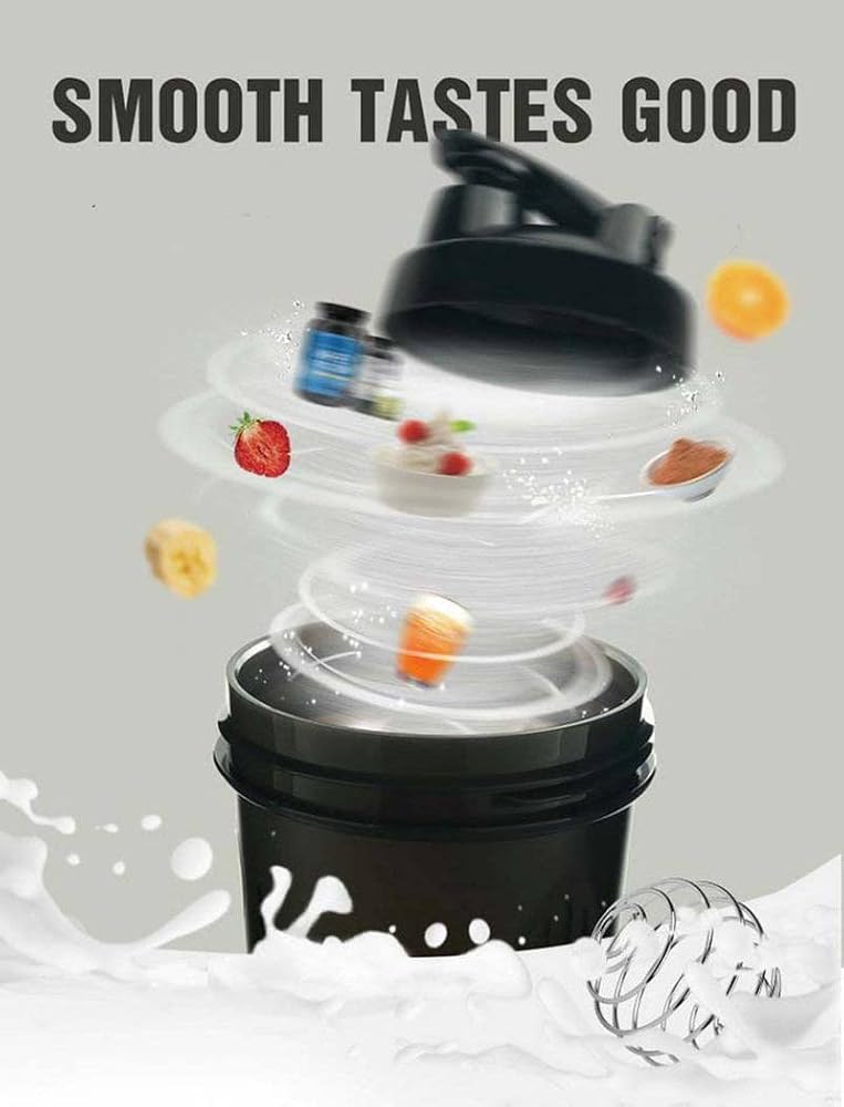 Cekaso Protein Shaker Bottle with Whisk Ball - 16 oz - image 4