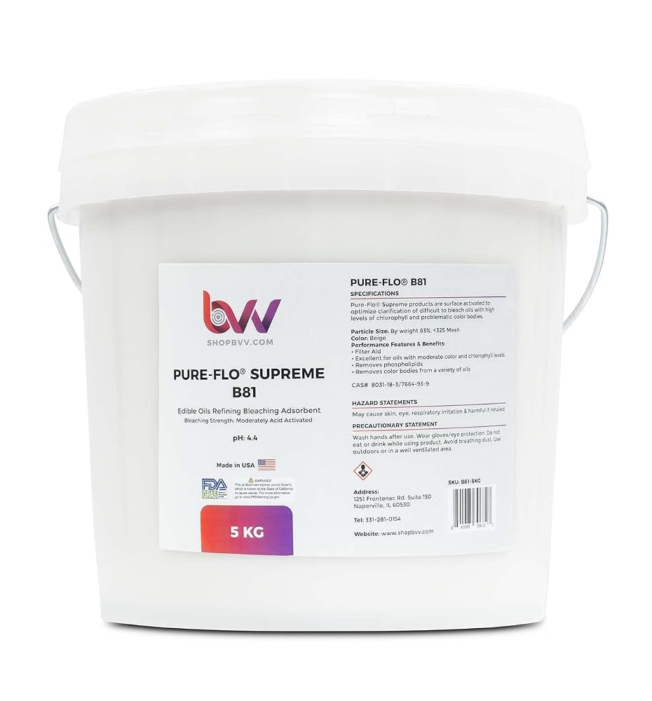 BVV Pure-Flo B81 Supreme Activated Bentonite for Edible Oil - 24 Bags - image 4